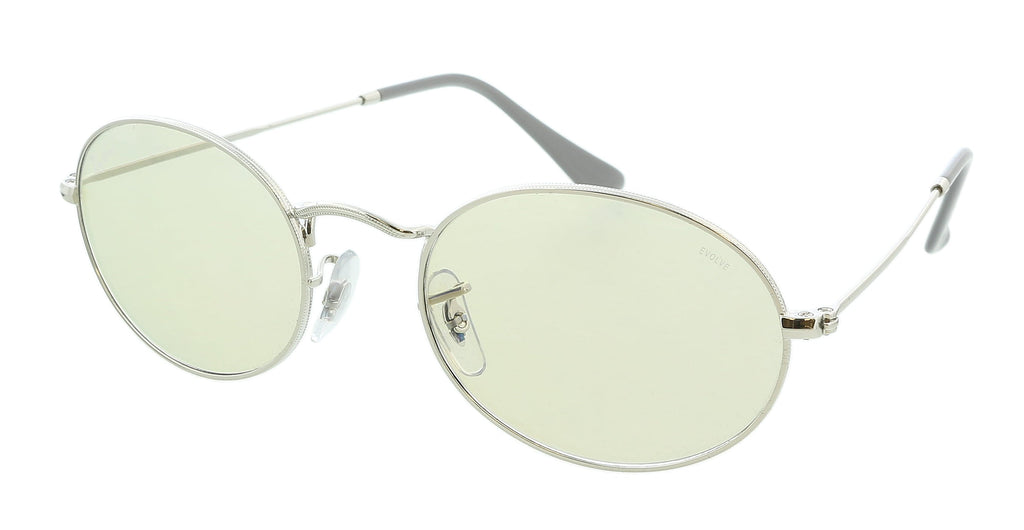 Ray-Ban  Silver Oval Sunglasses