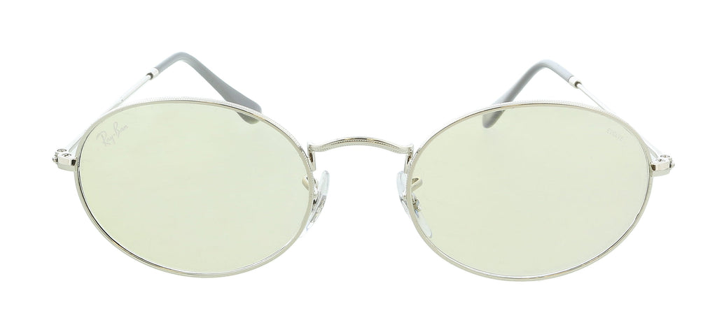 Ray-Ban 0RB3547 003/T2 Silver Oval Sunglasses