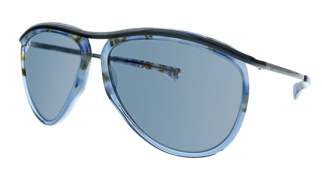 Ray-Ban  Polished Blue  Aviator Sunglasses