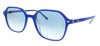Ray-Ban  BLUE ON VICHY BLUE/WHITE Square Sunglasses