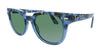Ray-Ban  Blue Gradient Havana Square Sunglasses