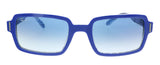 Ray-Ban 0RB2189 13193F Benji Blue On Vichy Blue/White Rectangle Sunglasses