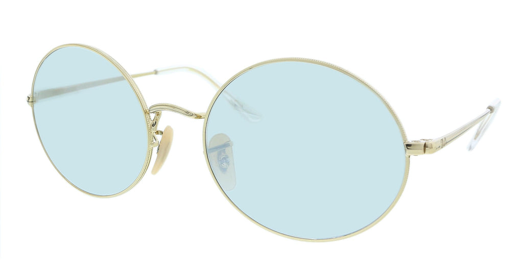 Ray-Ban  Shiny Gold oval Sunglasses