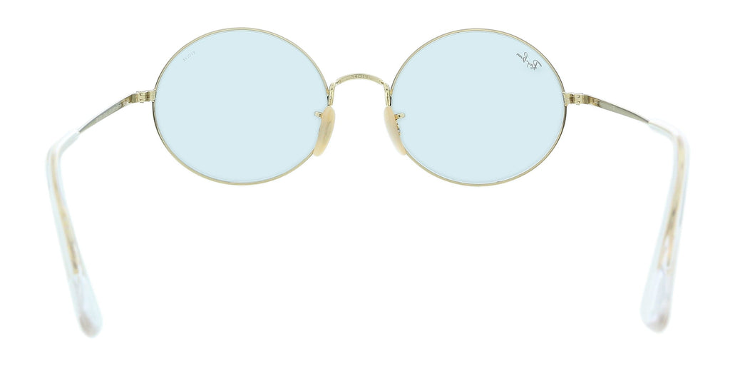 Ray-Ban 0RB1970 001/W3 Shiny Gold oval Sunglasses