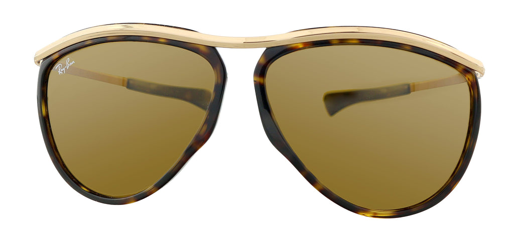 Ray-Ban 0Rb2219 130933 Olympian Tortoise Aviator Sunglasses