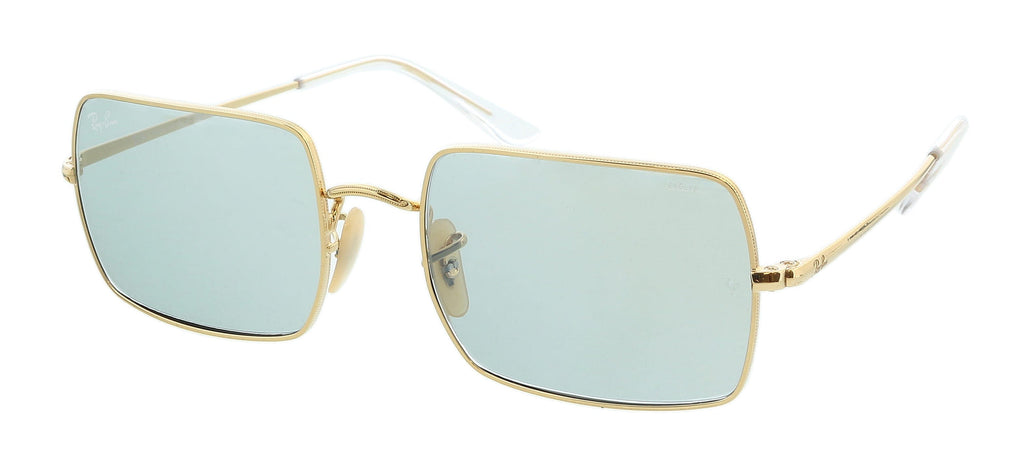 Ray-Ban  Shiny Gold Rectangle Sunglasses