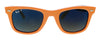 Ray-Ban 0RB2140 124252 Wayfarer Orange Square Sunglasses