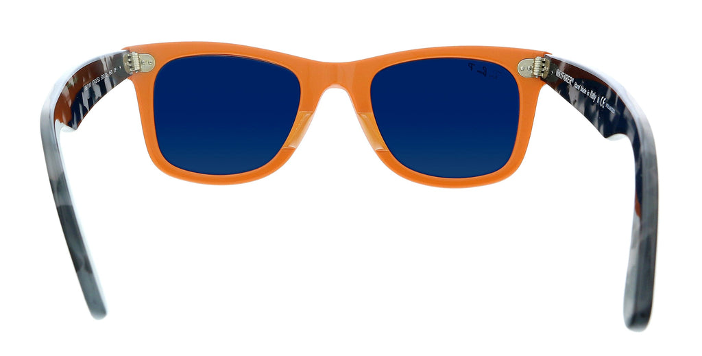 Ray-Ban 0RB2140 124252 Wayfarer Orange Square Sunglasses