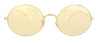 Ray-Ban 0RB1970 001/B4 Oval Shiny Gold Rectangle Sunglasses