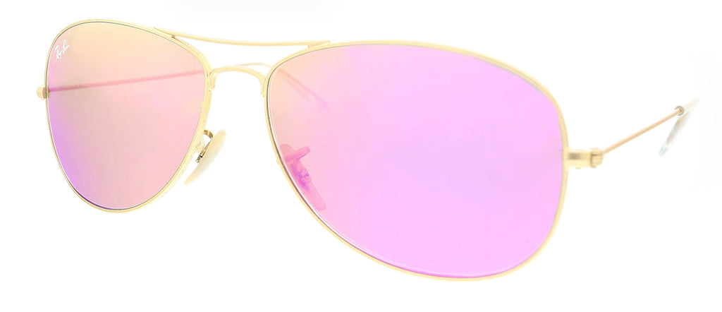 Ray-Ban  Matte Gold Aviator Sunglasses