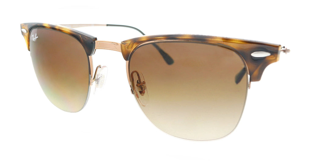 Ray-Ban  Shiny Brown Square Sunglasses