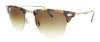 Ray-Ban   Shiny Brown Square Sunglasses