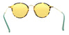 Ray-Ban 0RB2447F 1244N9  Yellow Havana Round Sunglasses