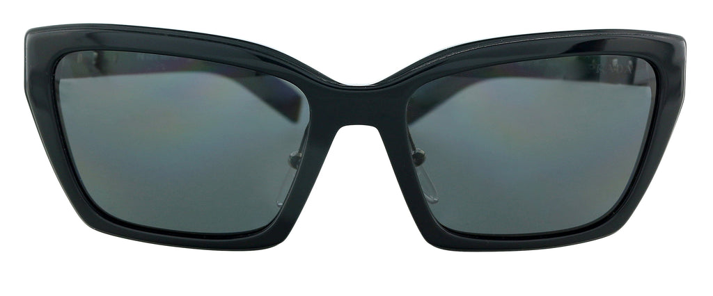 Prada 0PR 14XS 1AB5S0 Black Cateye  Sunglasses