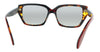 Prada 0PR 15XS 07C3M1 Red Rectangle Sunglasses