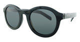 Prada  Black Round Sunglasses