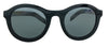 Prada 0PR 24VS 1AB5S0 Conceptual Black Round Sunglasses