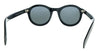 Prada 0PR 24VS 1AB5S0 Conceptual Black Round Sunglasses