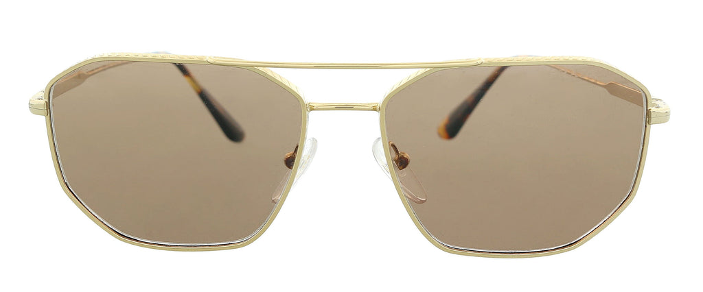 Prada 0PR 64XS 5AK05D Gold Aviator Sunglasses