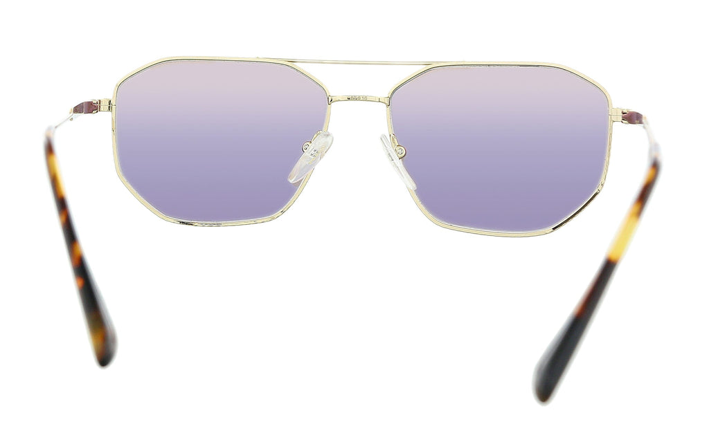 Prada 0PR 64XS 5AK05D Gold Aviator Sunglasses