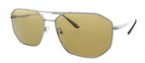 Prada  Gunmetal Aviator Sunglasses