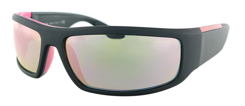 Prada Sport  Black Rectangle Sunglasses