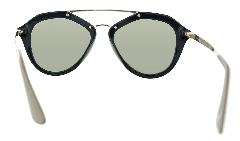 Prada 0PR 12QS 1AB1C0 Black Aviator Sunglasses