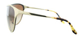 Prada 0PR 72VS ZVN6S1 Pale Gold Shield Sunglasses