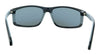 Emporio Armani 0EA4144 500187 Shiny Black & Rubber Grey Rectangle Sunglasses