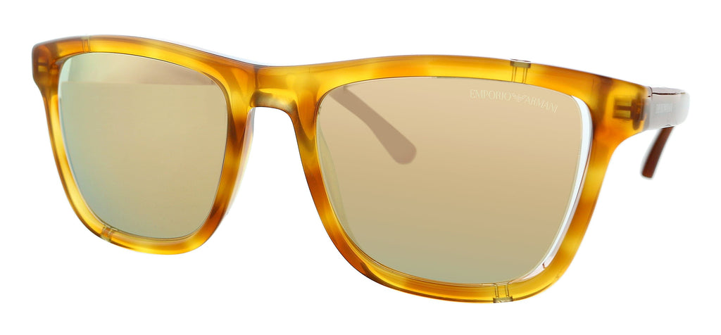 Emporio Armani  Havana Square Sunglasses
