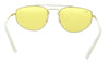 Ray-Ban 0RB3668 001/Q1  Shiny Gold Rectangle Sunglasses