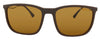 Emporio Armani 0EA4154 526072 Matte Brown Pillow Square Sunglasses