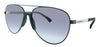 Emporio Armani  Matte Black Aviator Sunglasses