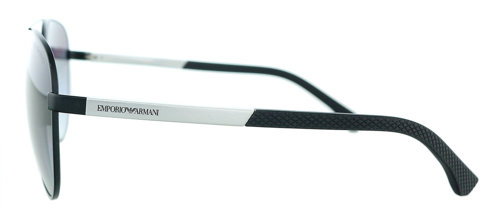 Emporio Armani 0EA2059 32038G Matte Black Aviator Sunglasses