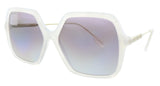 Burberry  Pearl Ivory Square Sunglasses