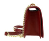Pierre Cardin Burgundy  Leather Large Structured Shoulder Bag
