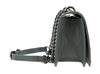 Pierre Cardin Grey Leather Large Structured Shoulder Bag