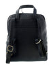 Pierre Cardin Navy Blue Leather Classic Medium Fashion Backpack