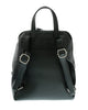 Pierre Cardin Black Leather Classic Medium Fashion Backpack