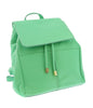 Pierre Cardin Green Leather Classic Medium Fashion Backpack