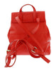 Pierre Cardin Red Leather Classic Medium Fashion Backpack