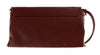 Pierre Cardin Burgundy  Leather Small Slouchy Fashion Clutch