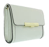 Pierre Cardin White Leather Simple Everyday Small Clutch Crossbody Bag