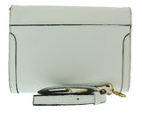 Pierre Cardin White Leather Simple Everyday Small Clutch Crossbody Bag