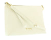 Pierre Cardin Cream Leather Simple Everyday Small Clutch Crossbody Pouch
