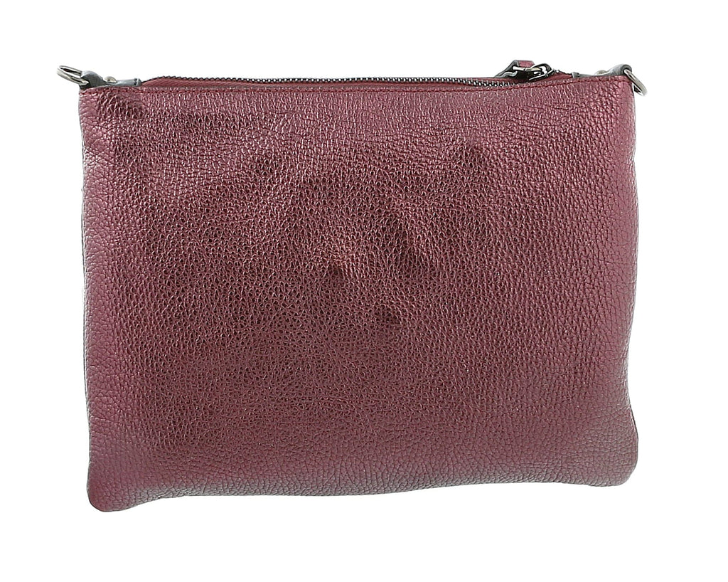 Pierre Cardin Campari Leather Structured Square Shoulder Bag