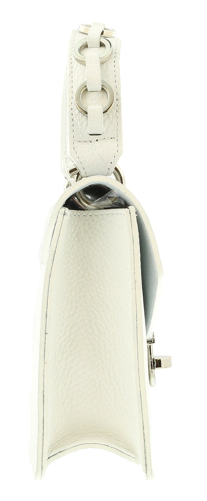 Pierre Cardin Small White Soft Pouch Crossbody Bag