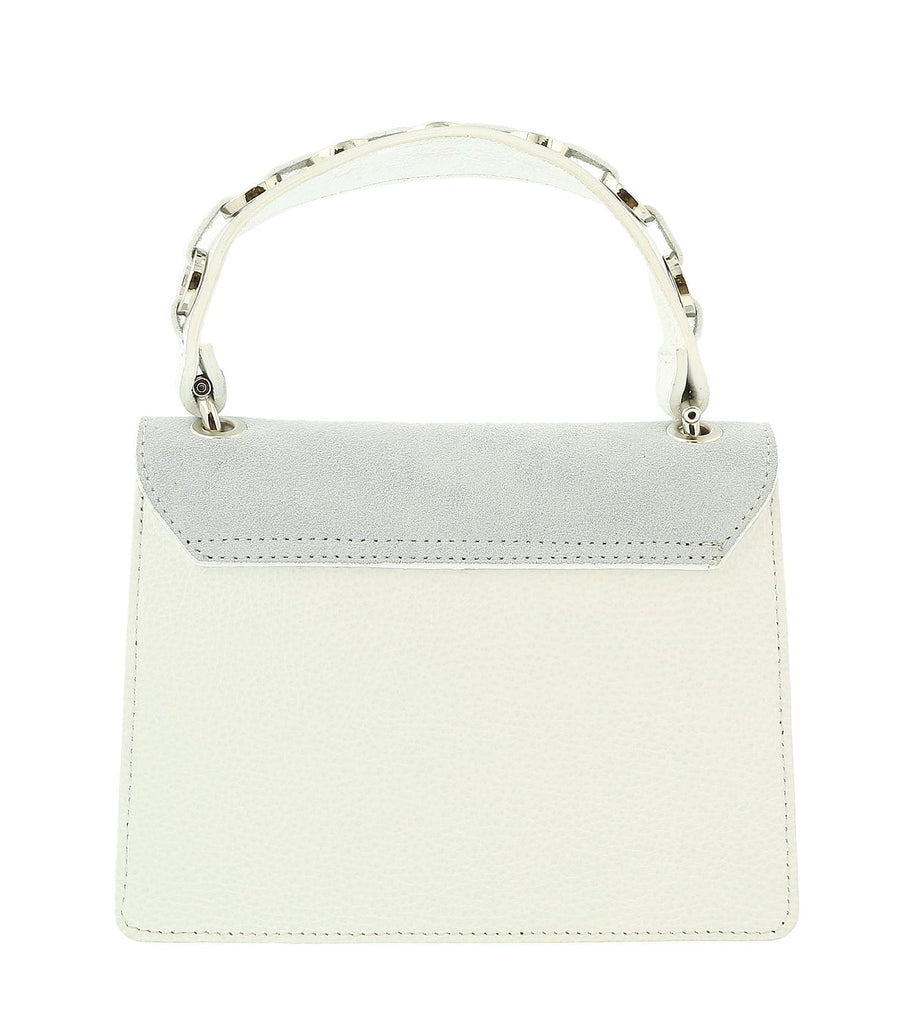 Pierre Cardin Small White Soft Pouch Crossbody Bag
