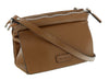 Pierre Cardin Brown Leather Medium Suede Shoulder Bag