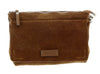 Pierre Cardin Brown Leather Medium Suede Shoulder Bag
